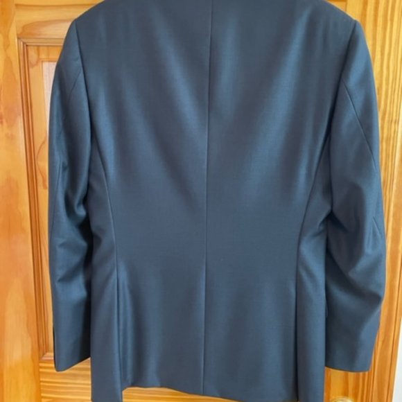 SUITSUPPLY suit, Vitale Barberis Canonico black pure wool super euro size 42 - Picture 3 of 13